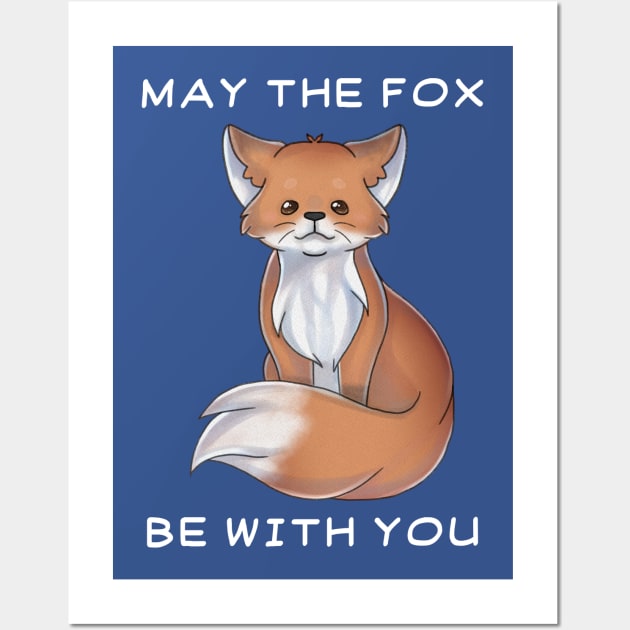 May the Fox be with you Wall Art by Yunuyei's Store